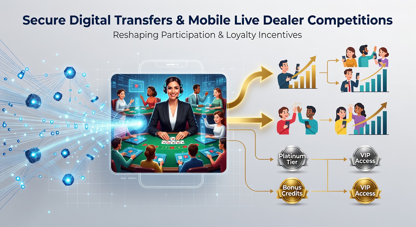 Beveiligde digitale transfers in mobiele live dealer competities met focus op snelle en veilige transacties