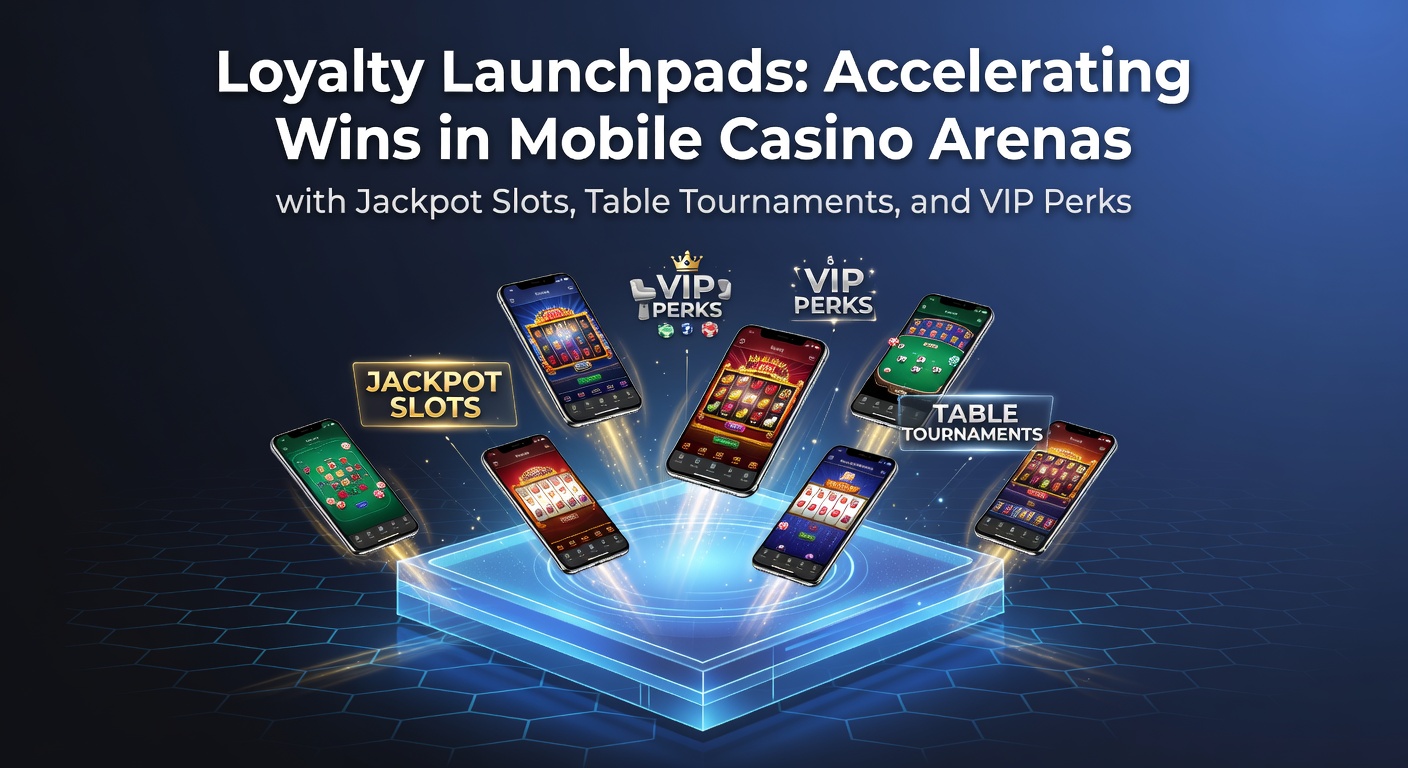 Mobiele casino-speler viert jackpotwinst op smartphone met loyale beloningen op het scherm