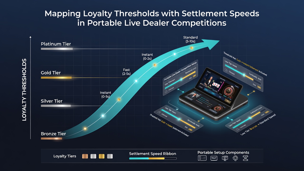 Voorbeeld van een mobiele interface met live dealer competitie en loyaliteitsmeter
