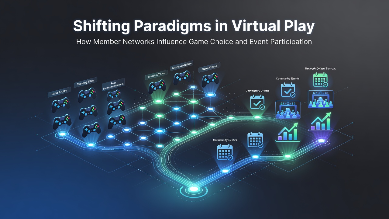 Netwerken van spelers die virtuele spelomgevingen en evenementen verbinden via mobiele platforms