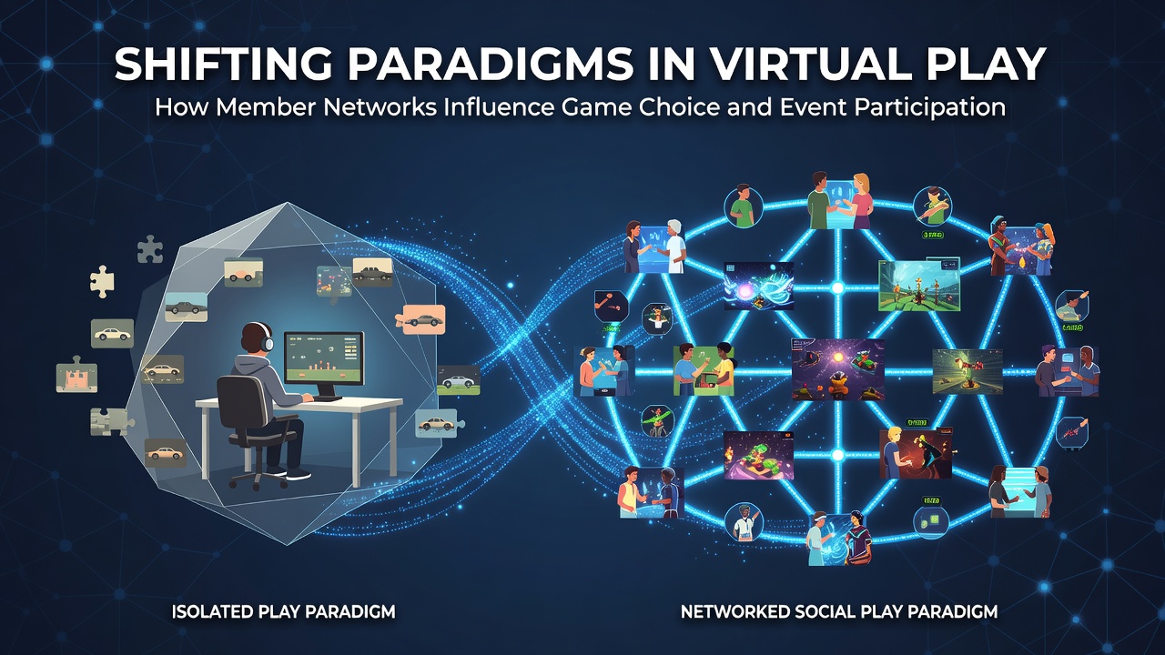 Analyse van netwerkinvloeden op spelkeuzes en evenementen in virtuele platforms